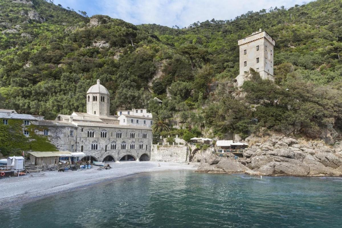 Sea View Apartment With Private Garden Camogli Kültér fotó
