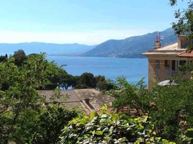 Sea View Apartment With Private Garden Camogli Kültér fotó